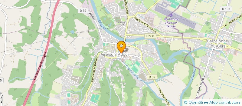 localisation de l'entreprise SCI BIO-ADOUR  AIRE-SUR-L'ADOUR