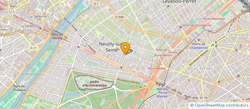 localisation de l'entreprise SCI BIO BOIS-COLOMBES à NEUILLY-SUR-SEINE