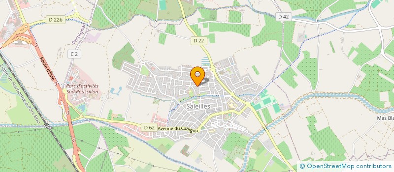 localisation de l'entreprise SCI BIO CLEAN  SALEILLES