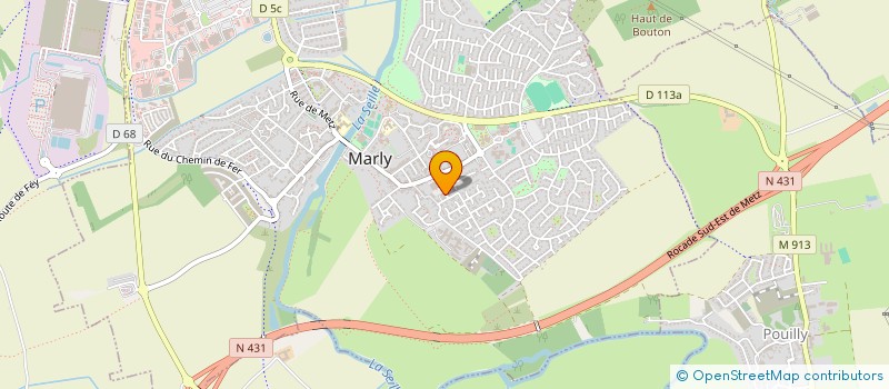 localisation de l'entreprise SCI BIO COTEAUX  MARLY