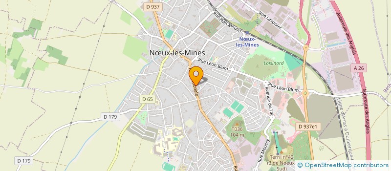 localisation de l'entreprise SCI BIO ITALY  NUX-LES-MINES