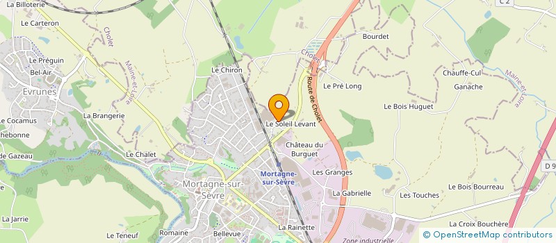 localisation de l'entreprise SCI BIO-PASTEUR à MORTAGNE-SUR-SEVRE