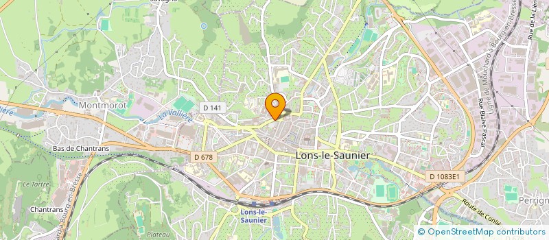 localisation de l'entreprise SCI BIO REGARD  LONS-LE-SAUNIER