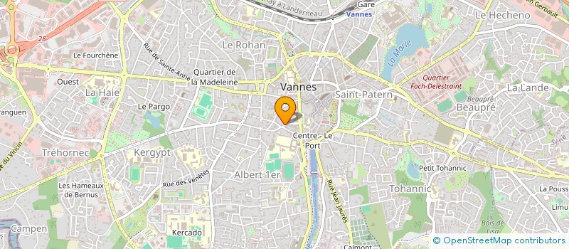 localisation de l'entreprise SCI BIO REPUBLIQUE à VANNES