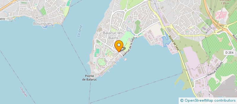 localisation de l'entreprise SCI BIOBAL  BALARUC-LES-BAINS