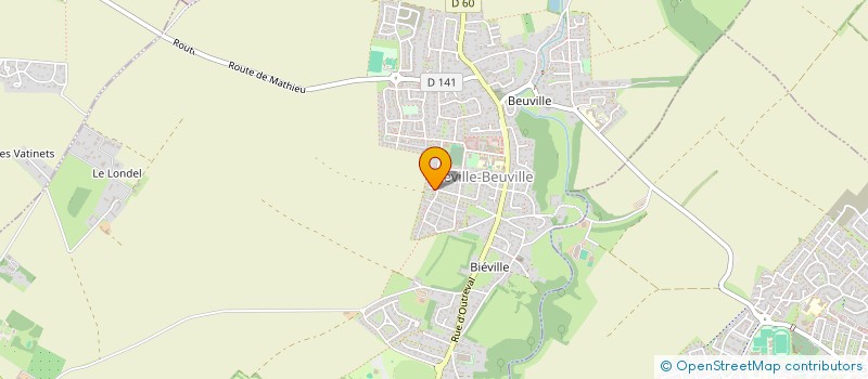 localisation de l'entreprise SCI BIOCITIS  BIEVILLE-BEUVILLE