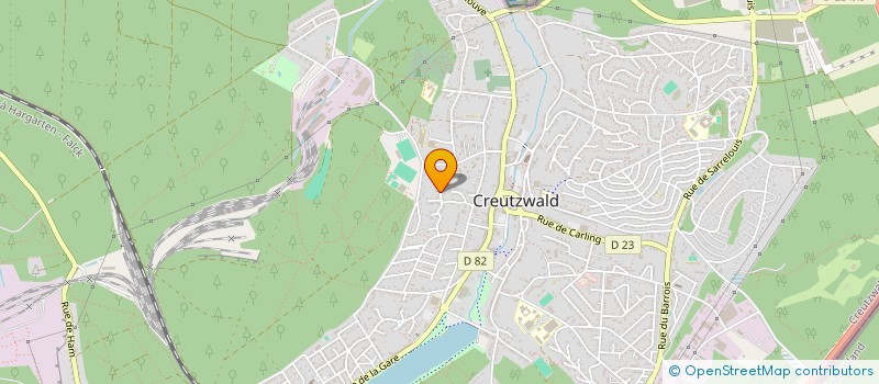 localisation de l'entreprise SCI BIOHAMBACH  CREUTZWALD