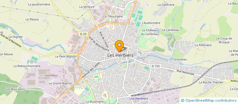 localisation de l'entreprise SCI BIOKAP à LES HERBIERS