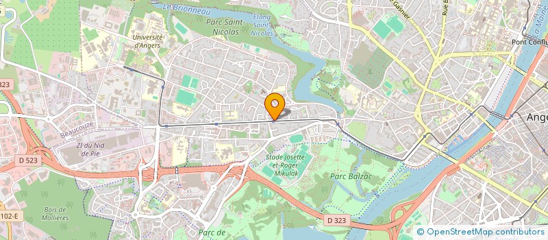 localisation de l'entreprise SCI BIOKI à ANGERS