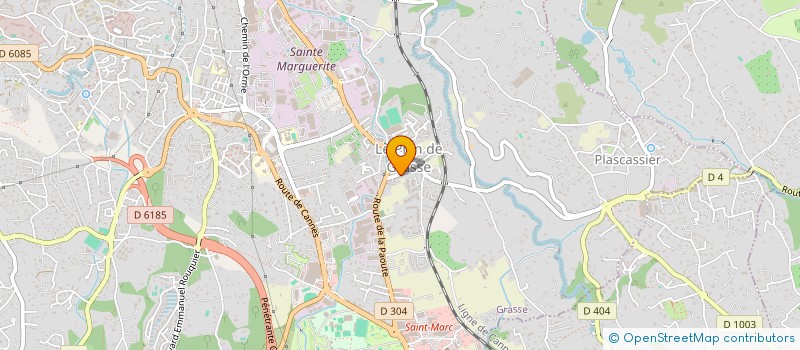 localisation de l'entreprise SCI BIOKYN à GRASSE