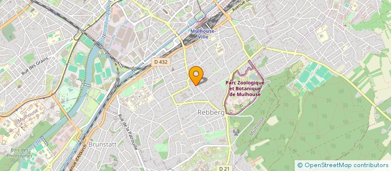 localisation de l'entreprise SCI BIOLAB  MULHOUSE