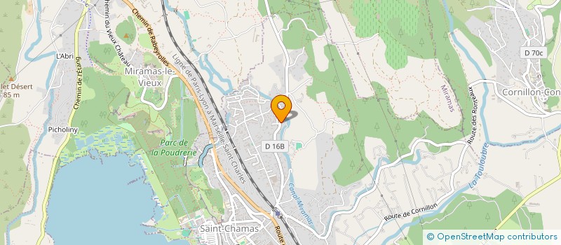 localisation de l'entreprise SCI BIOLAB  SAINT-CHAMAS