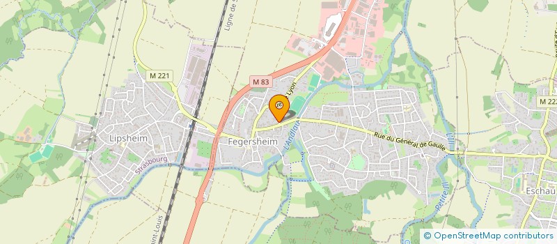 localisation de l'entreprise SCI BIOLAB  FEGERSHEIM