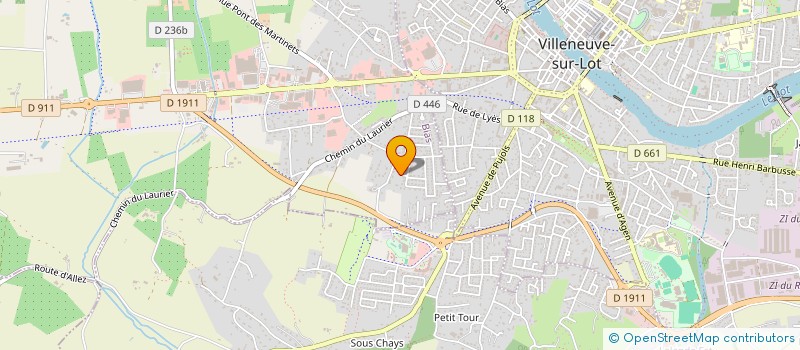 localisation de l'entreprise SCI BIOLAB  BIAS