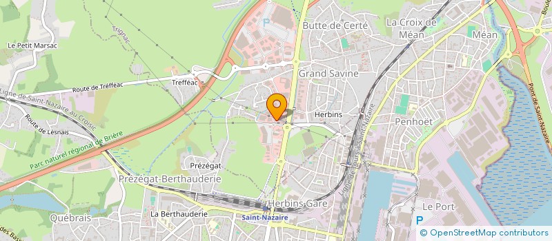 localisation de l'entreprise SCI BIOLABAULE  TRIGNAC