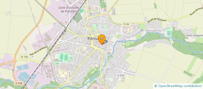 localisation de l'entreprise SCI BIOLAND à PITHIVIERS