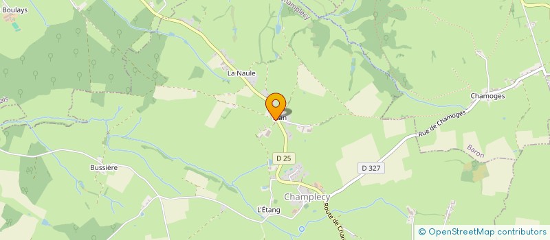 localisation de l'entreprise SCI BIOPARAY  CHAMPLECY