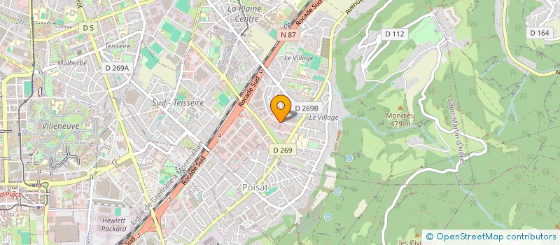 localisation de l'entreprise SCI BIOPARC  SAINT-MARTIN-D'HERES