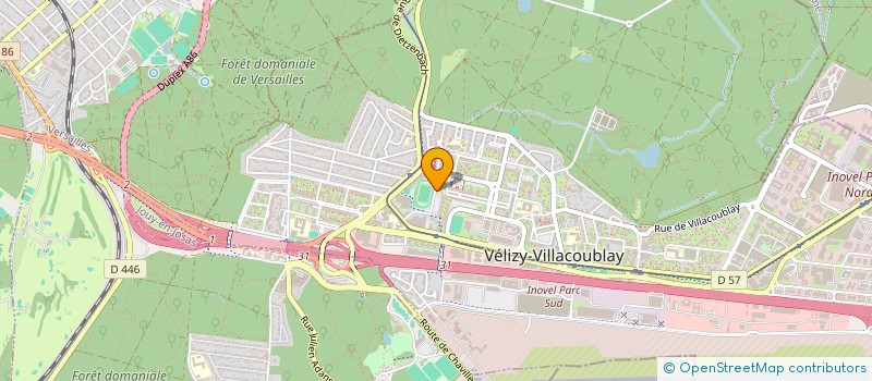 localisation de l'entreprise SCI BIOPHILA  VELIZY-VILLACOUBLAY