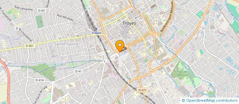 localisation de l'entreprise SCI BIORAM à TROYES