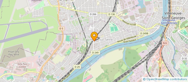 localisation de l'entreprise SCI BIOSOPHIA  ABLON-SUR-SEINE