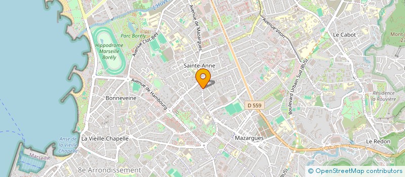 localisation de l'entreprise SCI BIOSTAN à MARSEILLE
