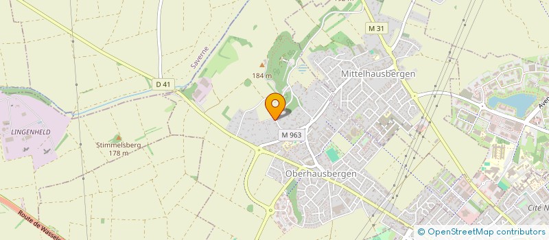 localisation de l'entreprise SCI BIOSTRAS  OBERHAUSBERGEN