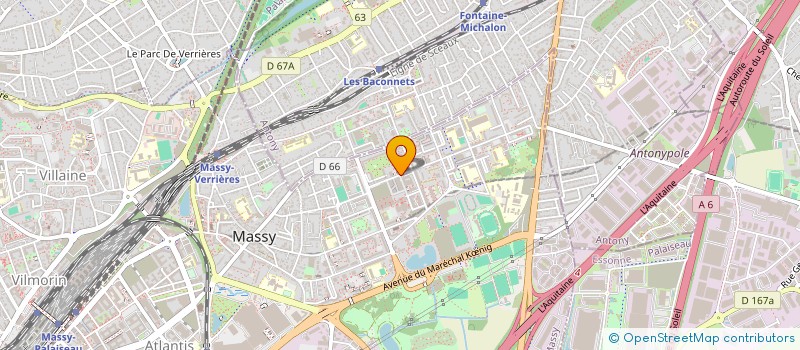 localisation de l'entreprise SCI BIOSUD à SCEAUX