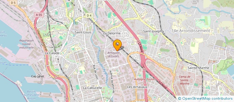 localisation de l'entreprise SCI BIOTECH OENOLOGIE  MARSEILLE