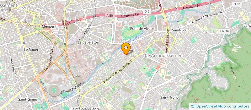 localisation de l'entreprise SCI BIOTOP à MARSEILLE