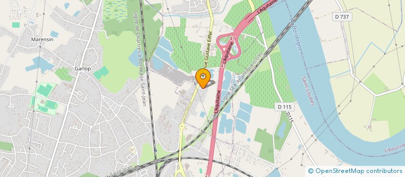 localisation de l'entreprise SCI BIOU  SAINT-VINCENT-DE-PAUL