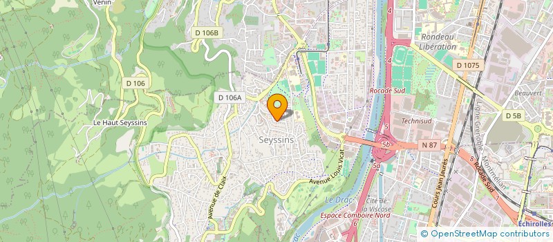 localisation de l'entreprise SCI BIOUDE BOX à SEYSSINS
