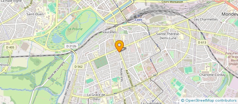 localisation de l'entreprise SCI BIP à CAEN