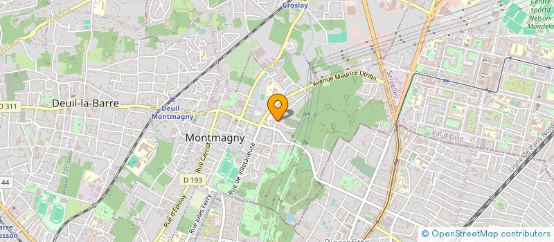 localisation de l'entreprise SCI BIP 99  MONTMAGNY