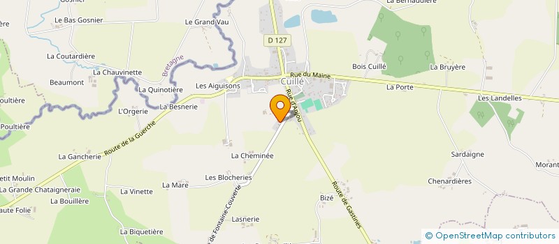 localisation de l'entreprise SCI BIPAS  CUILLE