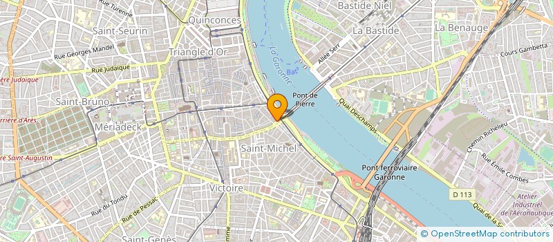 localisation de l'entreprise SCI BIR HAKEIM  BORDEAUX