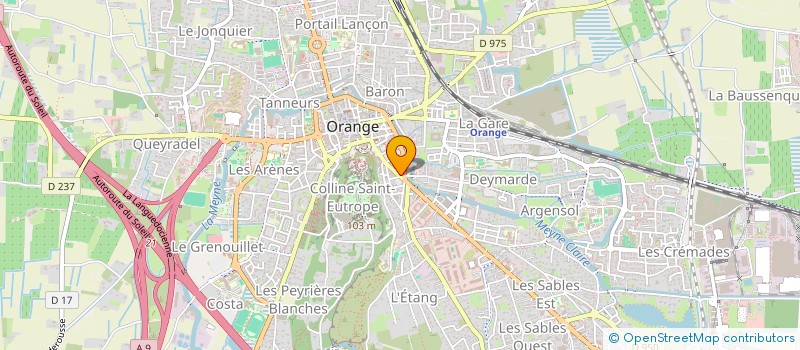 localisation de l'entreprise SCI BIR HAKEIM  ORANGE