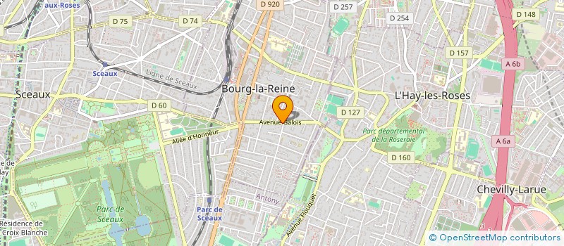 localisation de l'entreprise SCI BIRD-IGOR à BOURG-LA-REINE