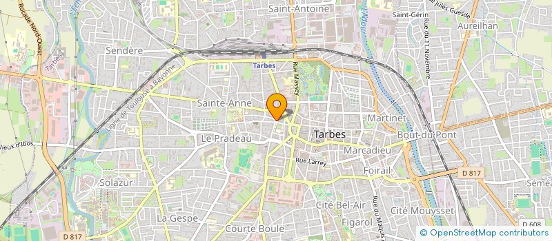 localisation de l'entreprise SCI BIRDIE  TARBES