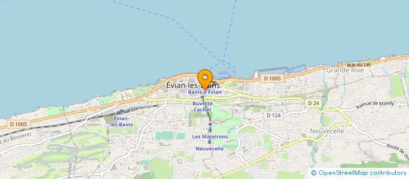 localisation de l'entreprise SCI BIRDIE  EVIAN-LES-BAINS