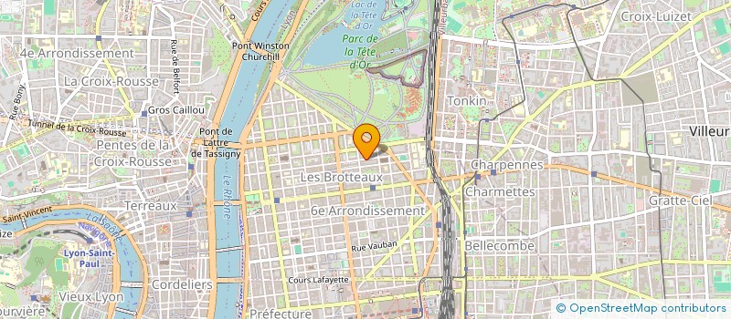 localisation de l'entreprise SCI BIRDY 1  LYON