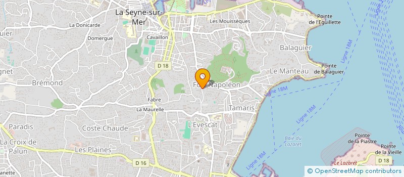 localisation de l'entreprise SCI BIREBENT MJM à LA SEYNE-SUR-MER