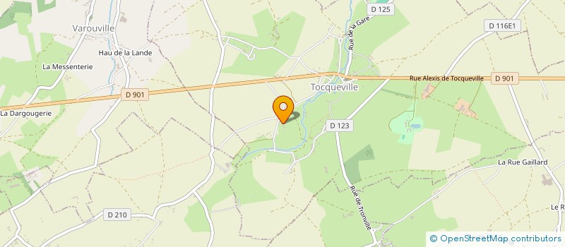 localisation de l'entreprise SCI BIRETTE  TOCQUEVILLE