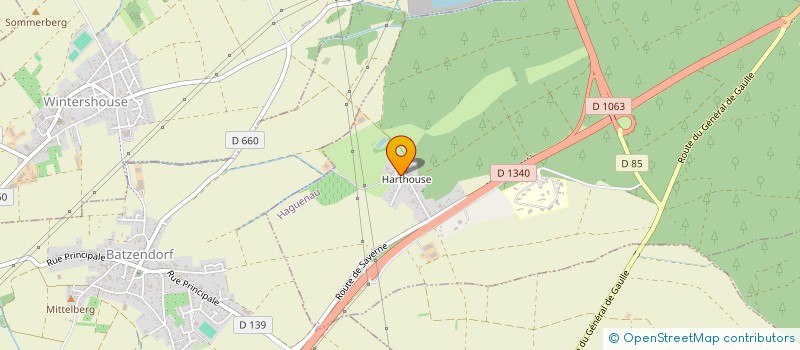 localisation de l'entreprise SCI BIRKEN  HAGUENAU