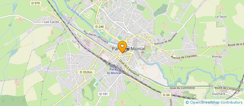 localisation de l'entreprise SCI BIRKETT INVESTISSEMENTS  PARAY-LE-MONIAL