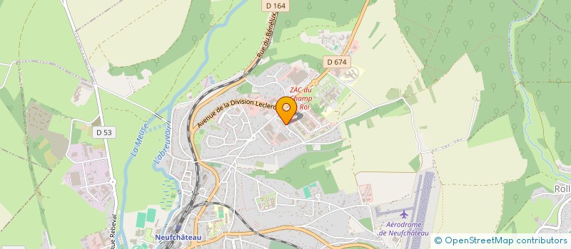 localisation de l'entreprise SCI BIRLIK à NEUFCHATEAU