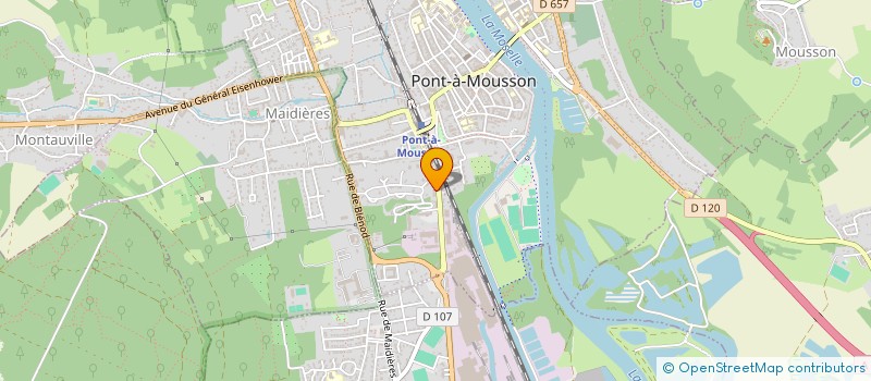 localisation de l'entreprise SCI BIRLIK  PONT-A-MOUSSON