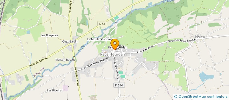 localisation de l'entreprise SCI BIRMINGONES  REVEL-TOURDAN