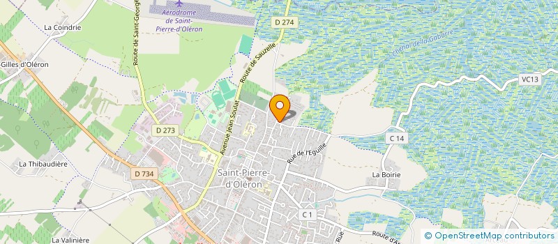 localisation de l'entreprise SCI BIS  SAINT-PIERRE-D OLERON