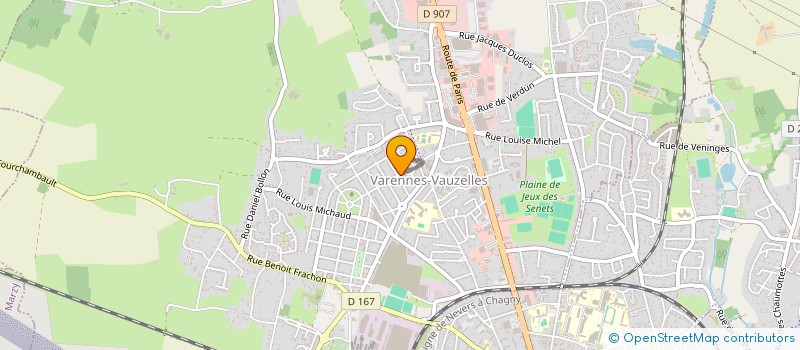 localisation de l'entreprise SCI BIS  VARENNES-VAUZELLES